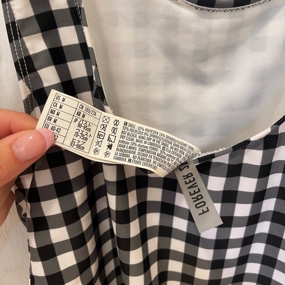 Forever 21 Gingham one piece - Picture 2 of 3